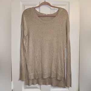 Beige Sweater Top